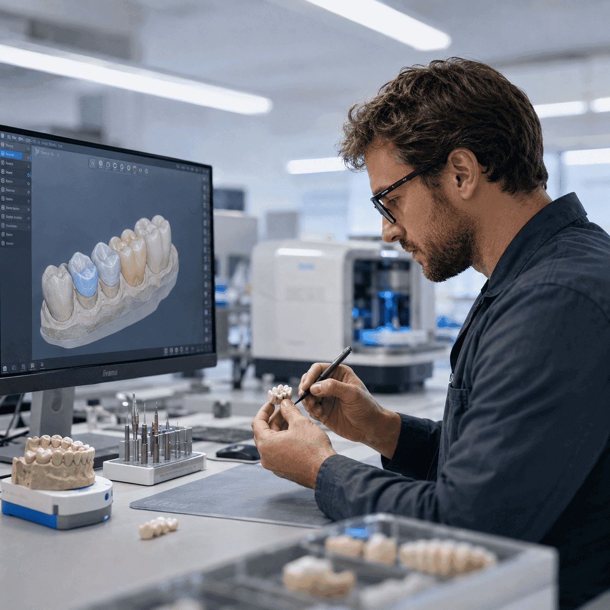 IAnizar el laboratorio dental: cómo la IA puede potenciar el trabajo protésico